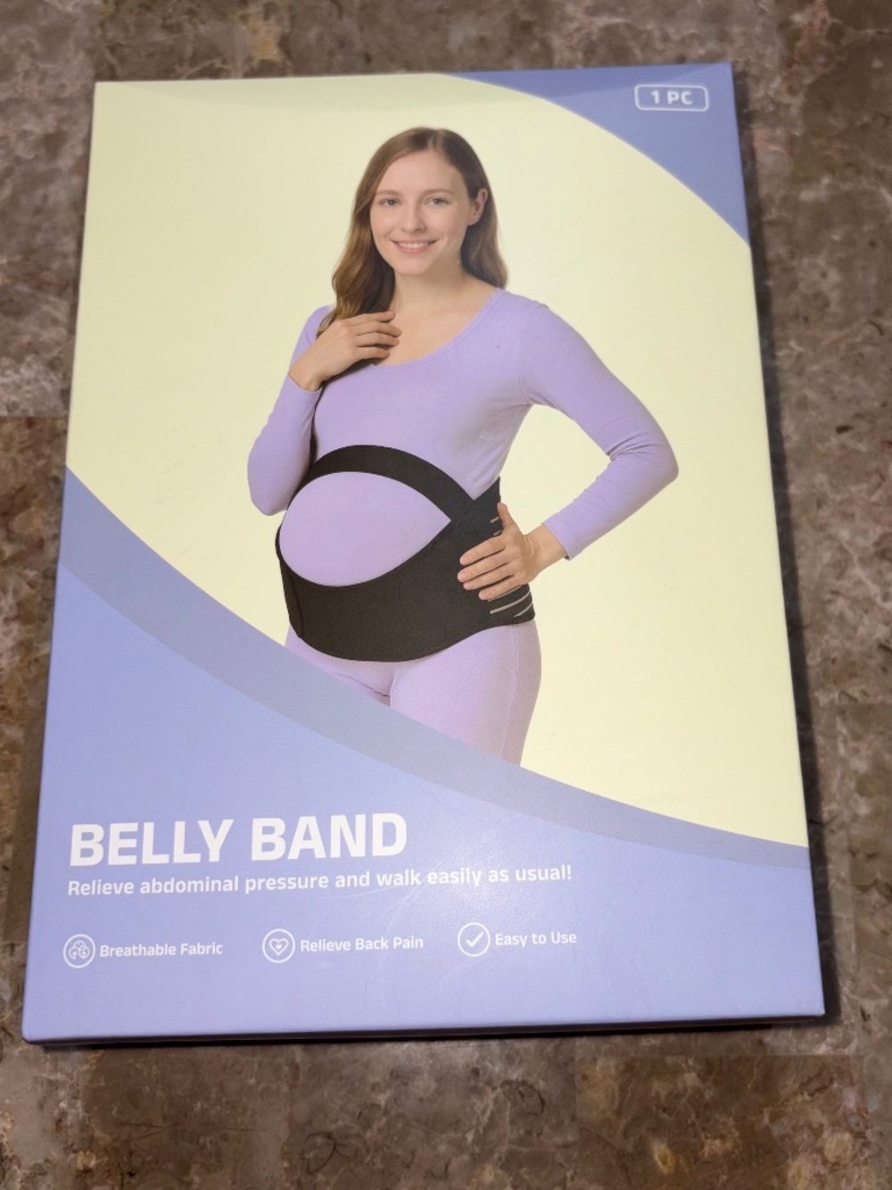 Belly Support Bands for Pregnant Women, 3 in 1 to Relieve Back/Pelvic/Hip Pain L